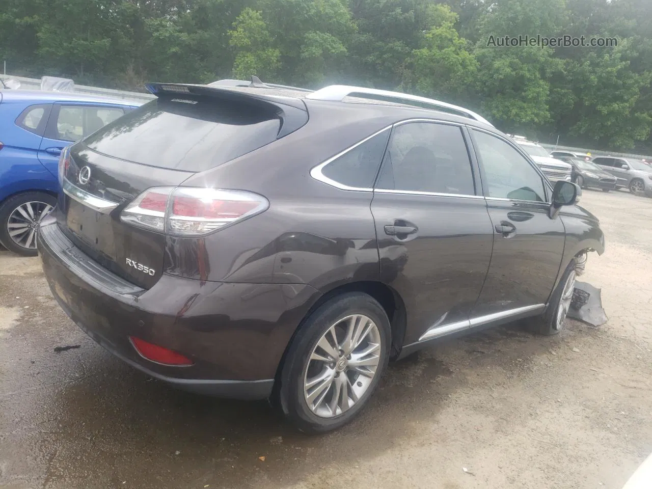 2013 Lexus Rx 350 Коричневый vin: 2T2ZK1BA4DC089852