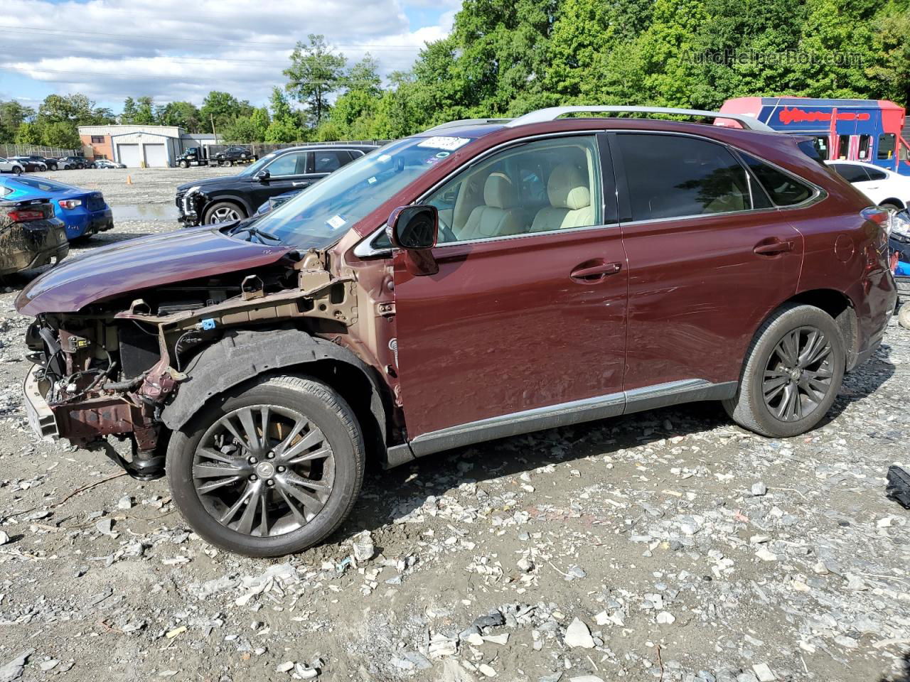 2013 Lexus Rx 350 Red vin: 2T2ZK1BA4DC105290