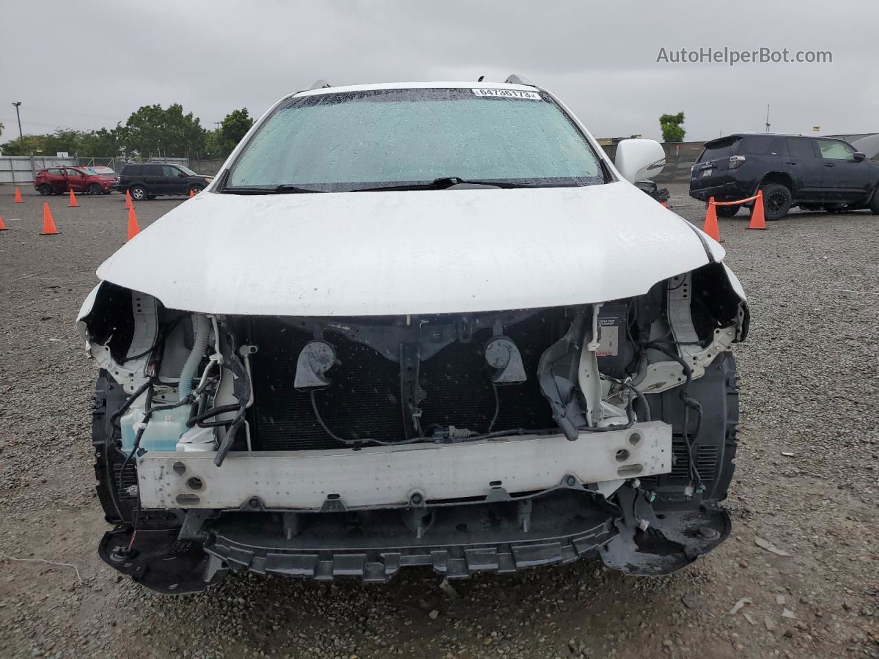 2013 Lexus Rx 350 White vin: 2T2ZK1BA4DC114488