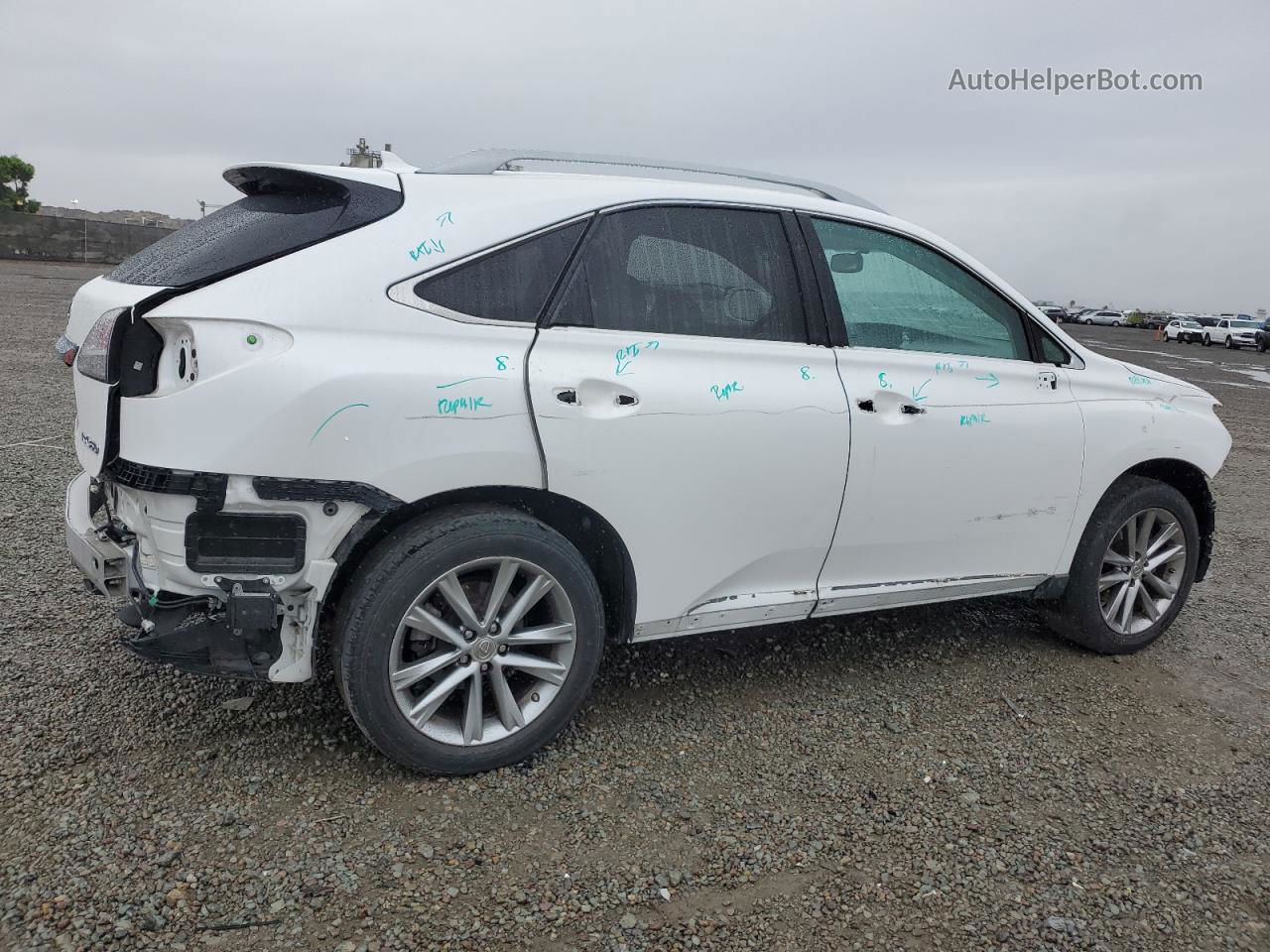 2013 Lexus Rx 350 White vin: 2T2ZK1BA4DC114488