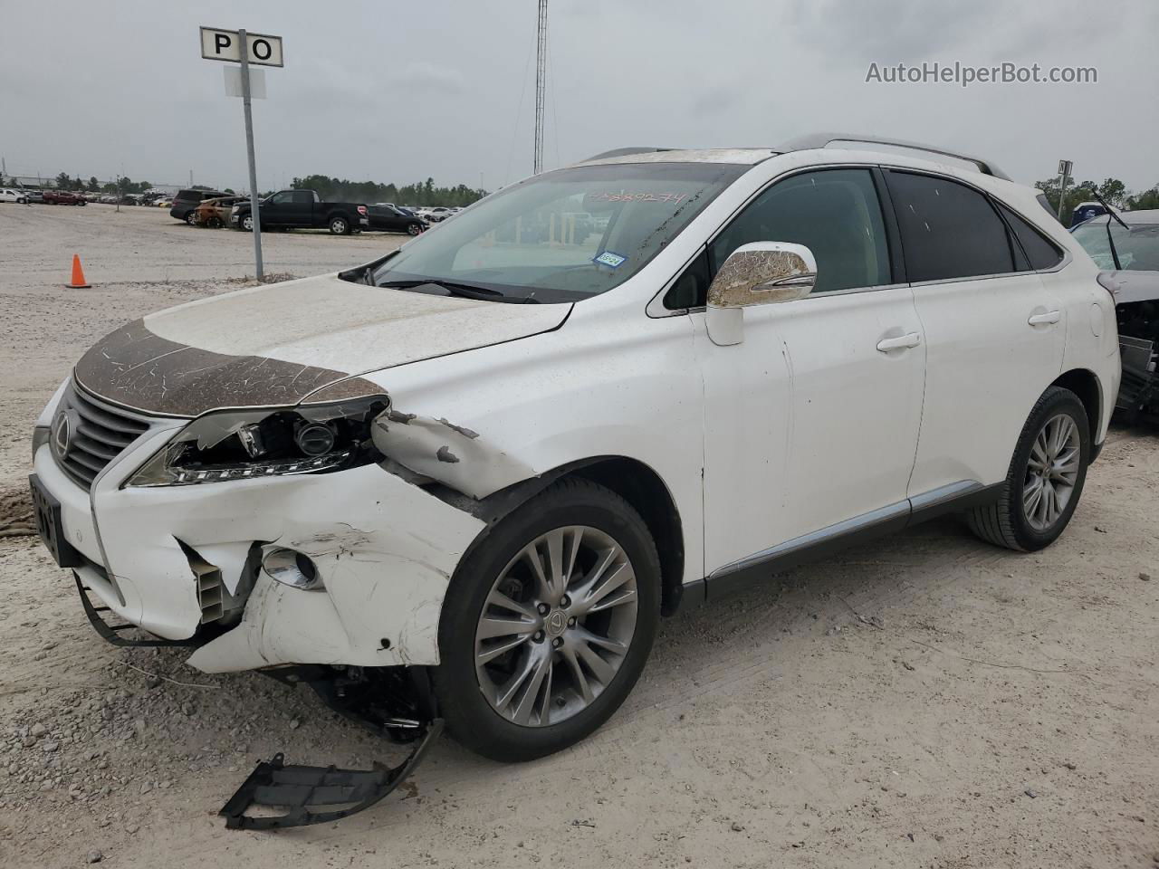 2013 Lexus Rx 350 White vin: 2T2ZK1BA4DC115477