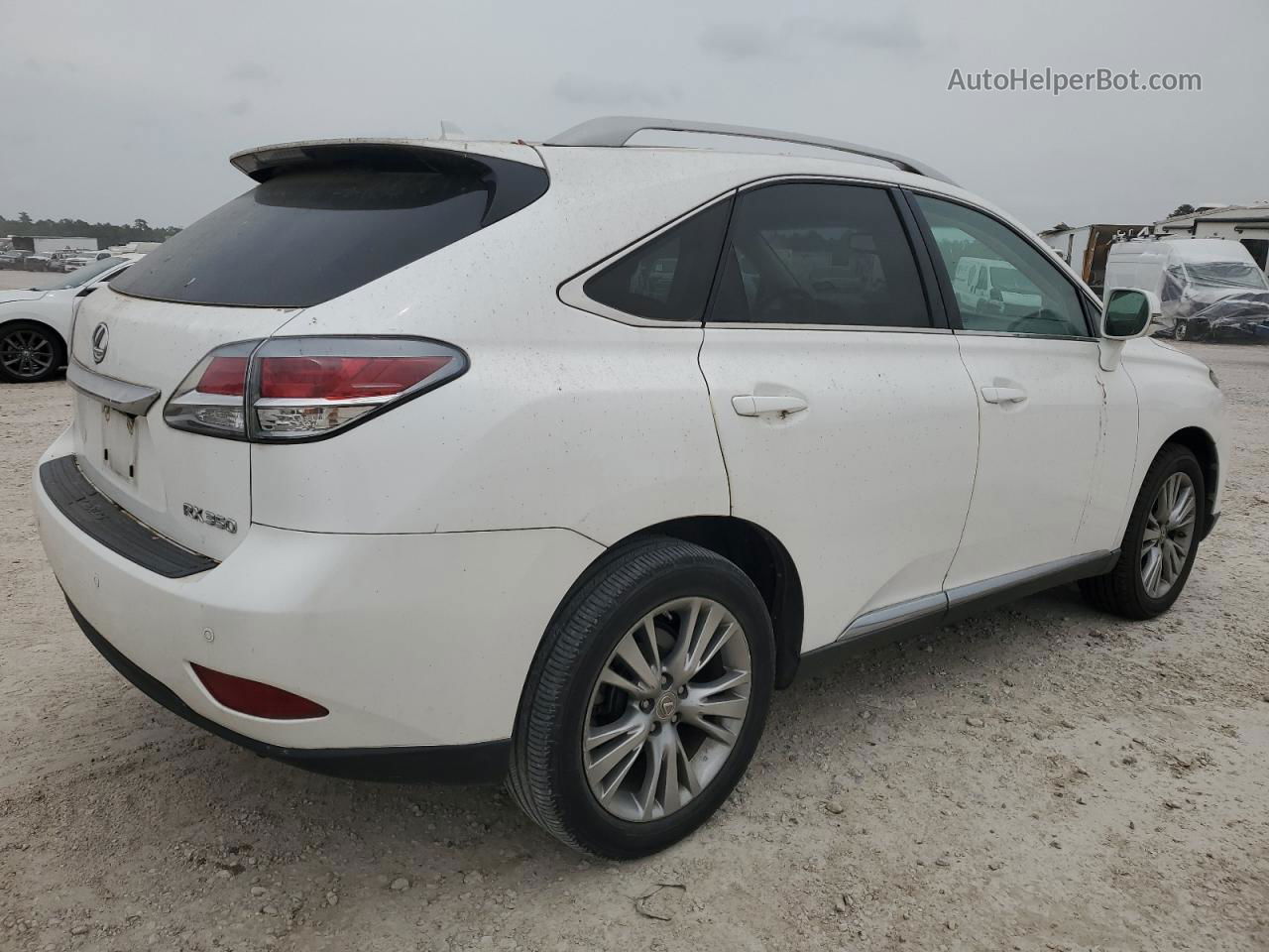 2013 Lexus Rx 350 White vin: 2T2ZK1BA4DC115477