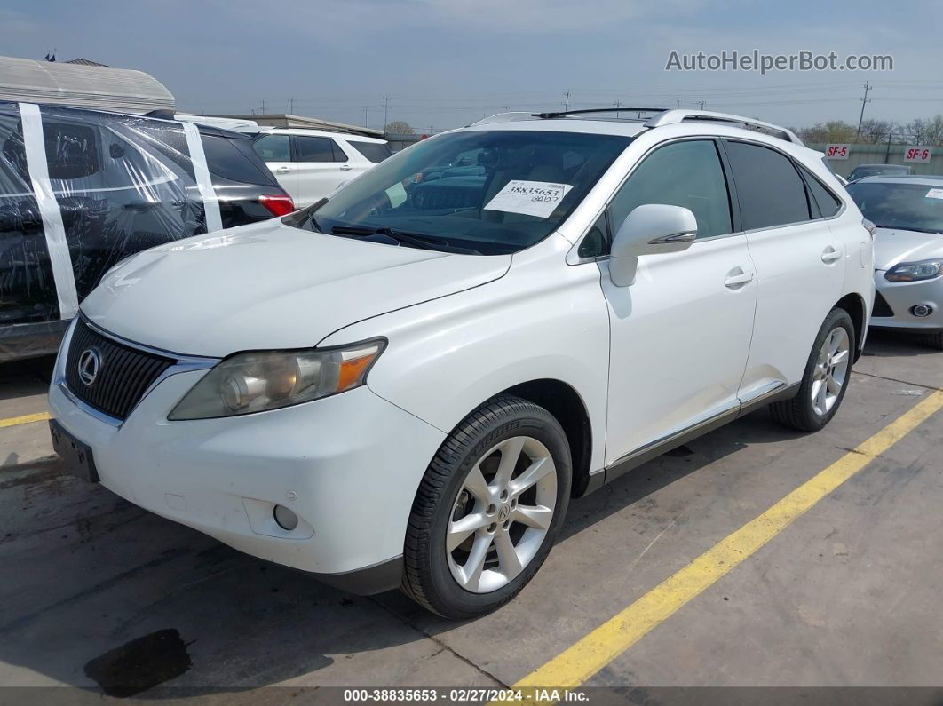 2010 Lexus Rx 350   White vin: 2T2ZK1BA5AC033186