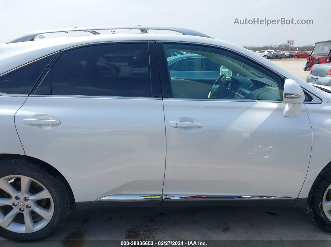 2010 Lexus Rx 350   White vin: 2T2ZK1BA5AC033186