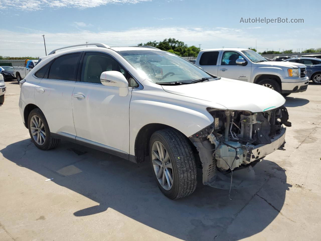 2013 Lexus Rx 350 White vin: 2T2ZK1BA5DC092596