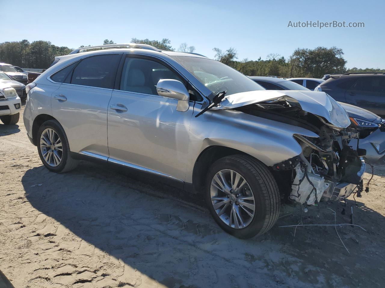 2013 Lexus Rx 350 Silver vin: 2T2ZK1BA5DC102656