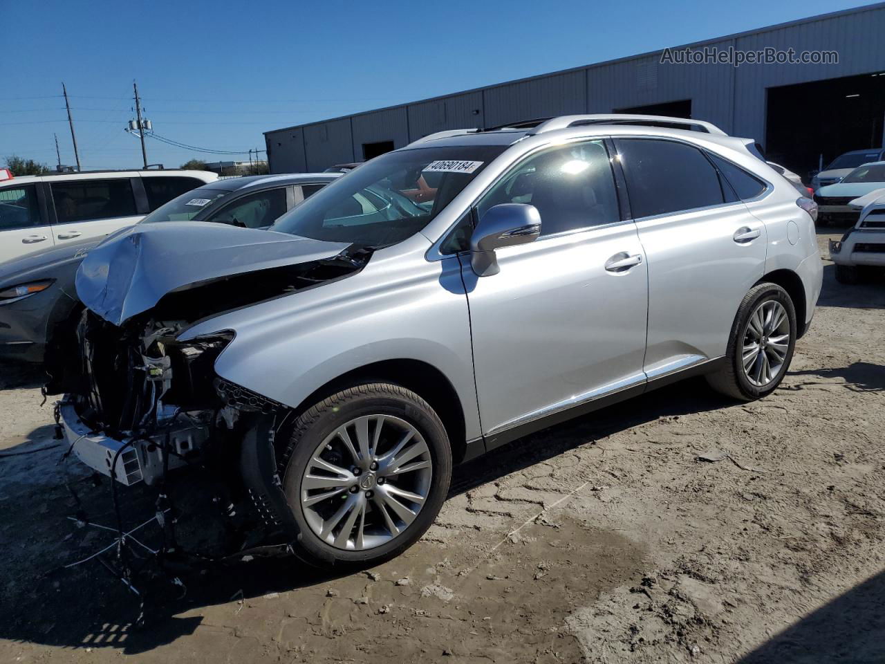 2013 Lexus Rx 350 Silver vin: 2T2ZK1BA5DC102656