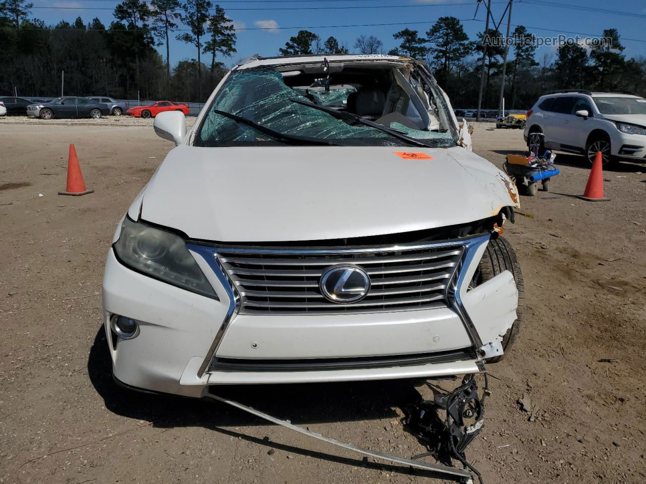 2013 Lexus Rx 350 White vin: 2T2ZK1BA5DC110398