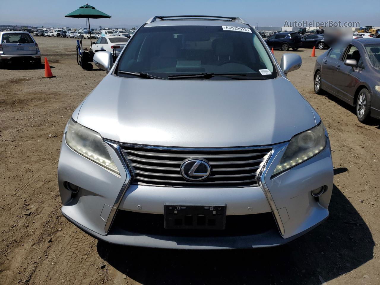 2013 Lexus Rx 350 Серебряный vin: 2T2ZK1BA5DC116315