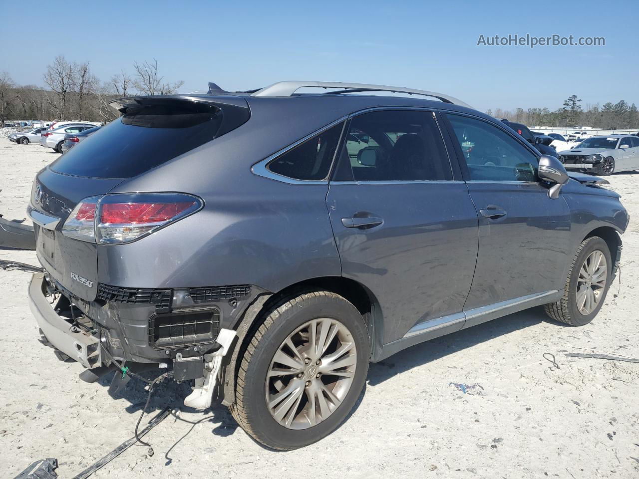 2013 Lexus Rx 350 Gray vin: 2T2ZK1BA5DC125631