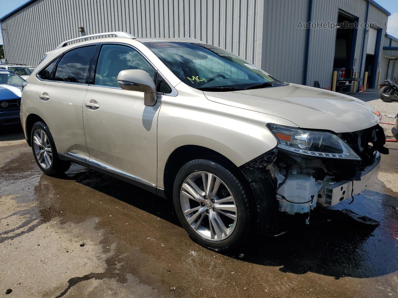 2015 Lexus Rx 350 Желто-коричневый vin: 2T2ZK1BA5FC159152