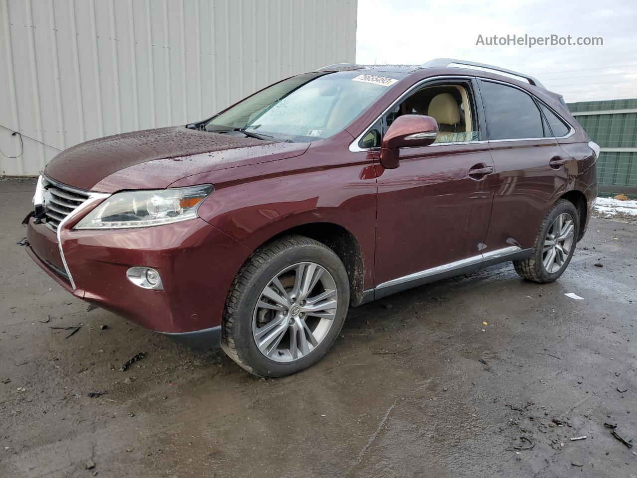 2015 Lexus Rx 350 Темно-бордовый vin: 2T2ZK1BA5FC162505