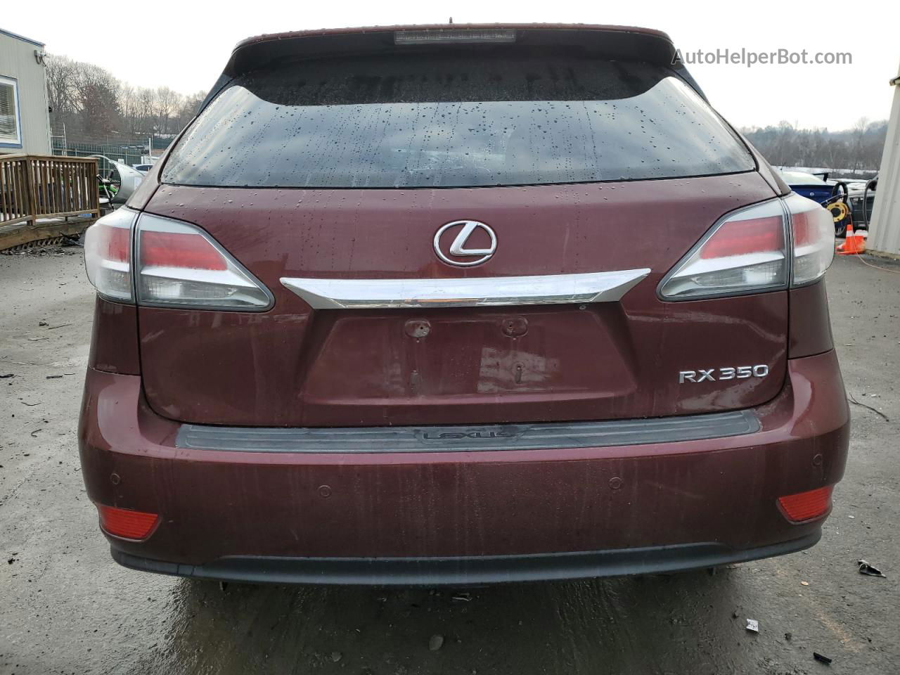 2015 Lexus Rx 350 Темно-бордовый vin: 2T2ZK1BA5FC162505