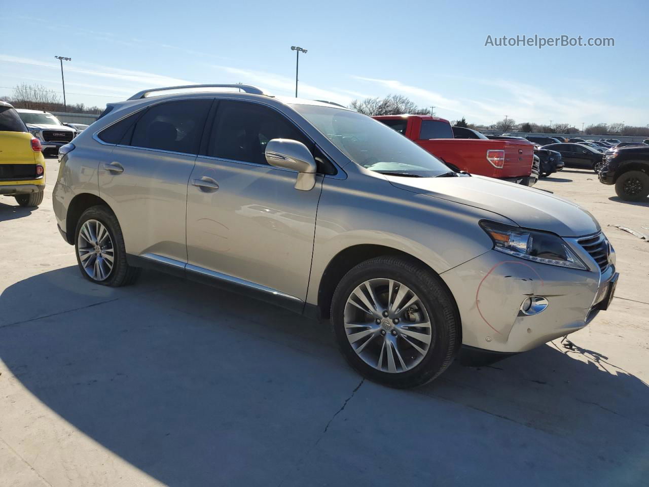 2013 Lexus Rx 350 Tan vin: 2T2ZK1BA6DC118817