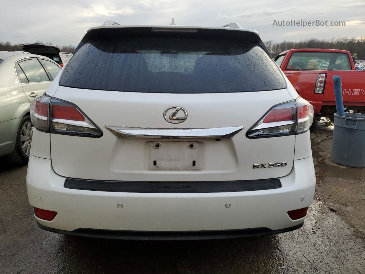 2013 Lexus Rx 350 Белый vin: 2T2ZK1BA6DC122933