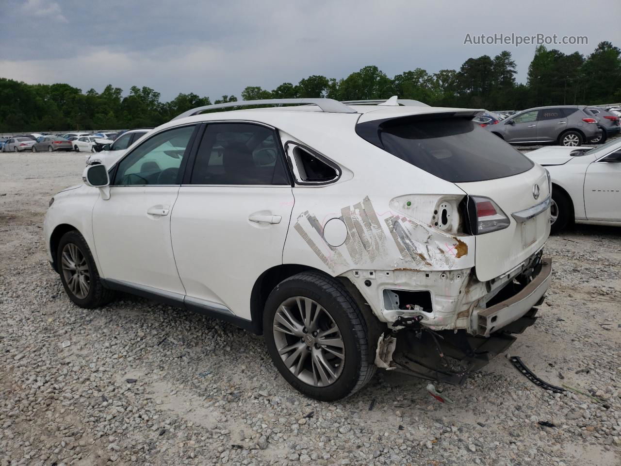 2013 Lexus Rx 350 White vin: 2T2ZK1BA6DC129090