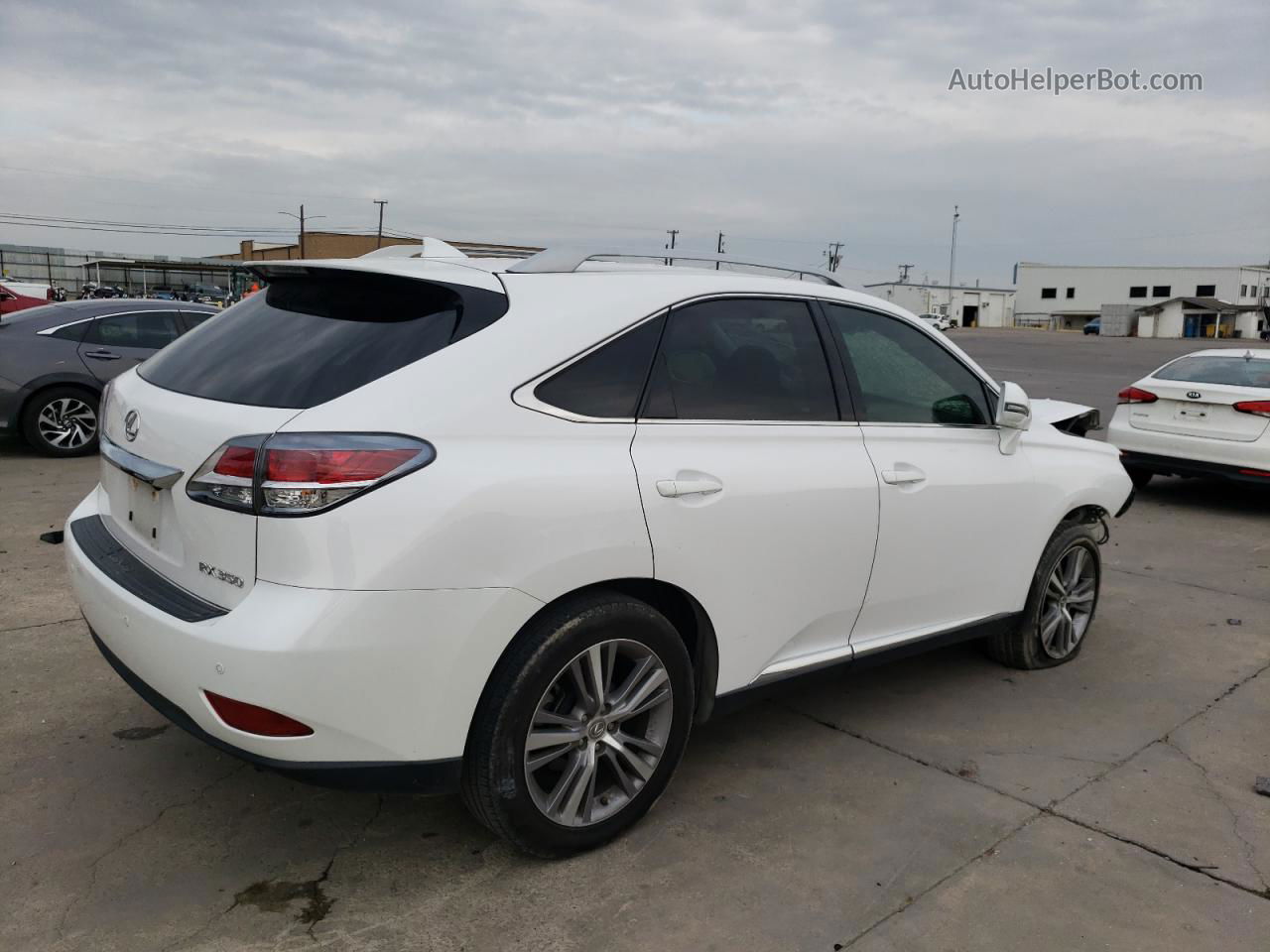 2015 Lexus Rx 350 White vin: 2T2ZK1BA6FC150962