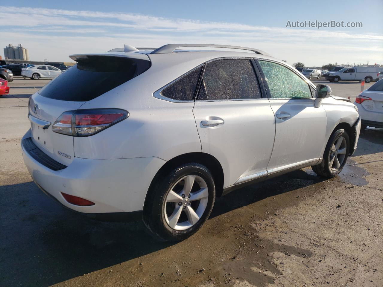 2015 Lexus Rx 350 White vin: 2T2ZK1BA6FC160469