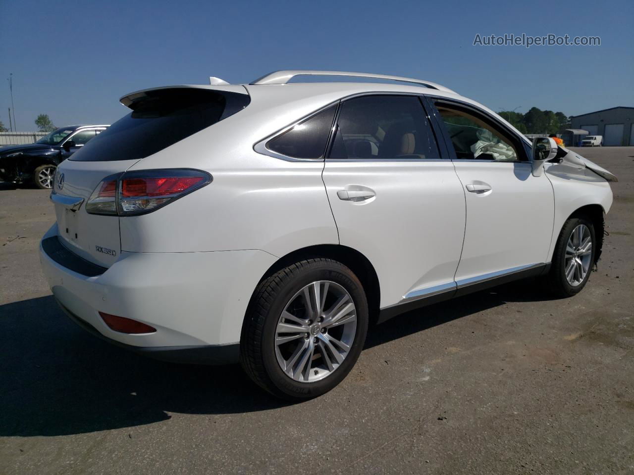 2015 Lexus Rx 350 White vin: 2T2ZK1BA6FC163324