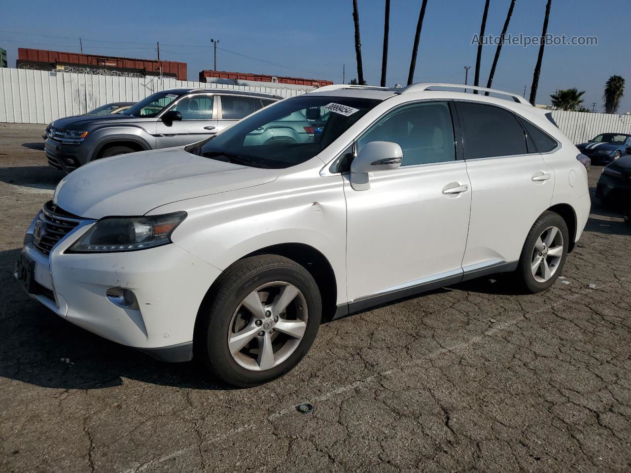 2015 Lexus Rx 350 Белый vin: 2T2ZK1BA6FC170094