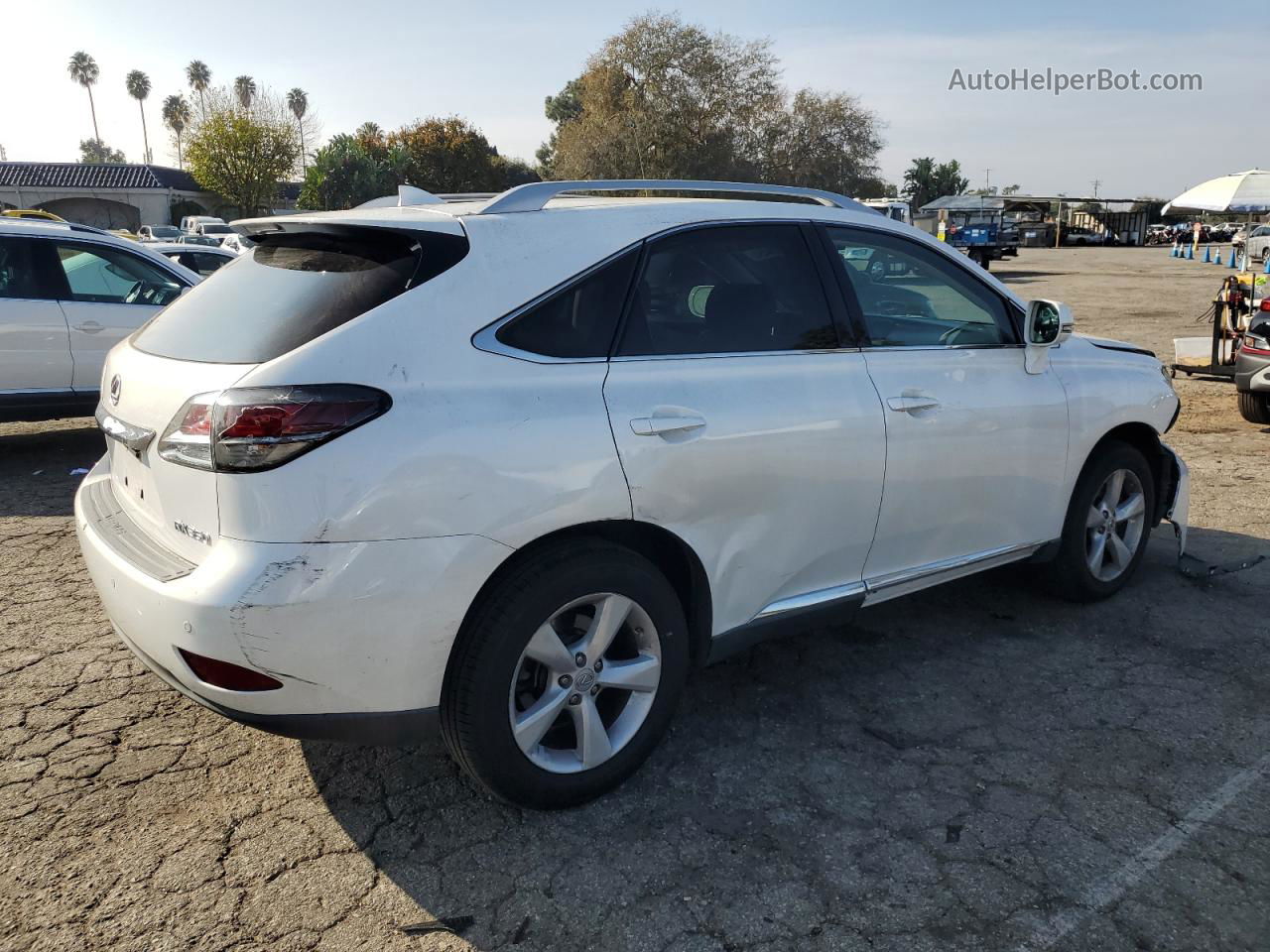 2015 Lexus Rx 350 White vin: 2T2ZK1BA6FC170094