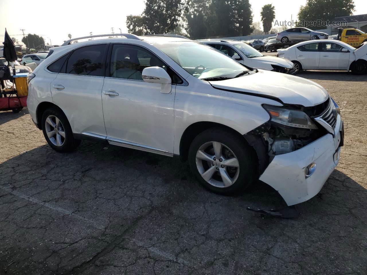 2015 Lexus Rx 350 White vin: 2T2ZK1BA6FC170094