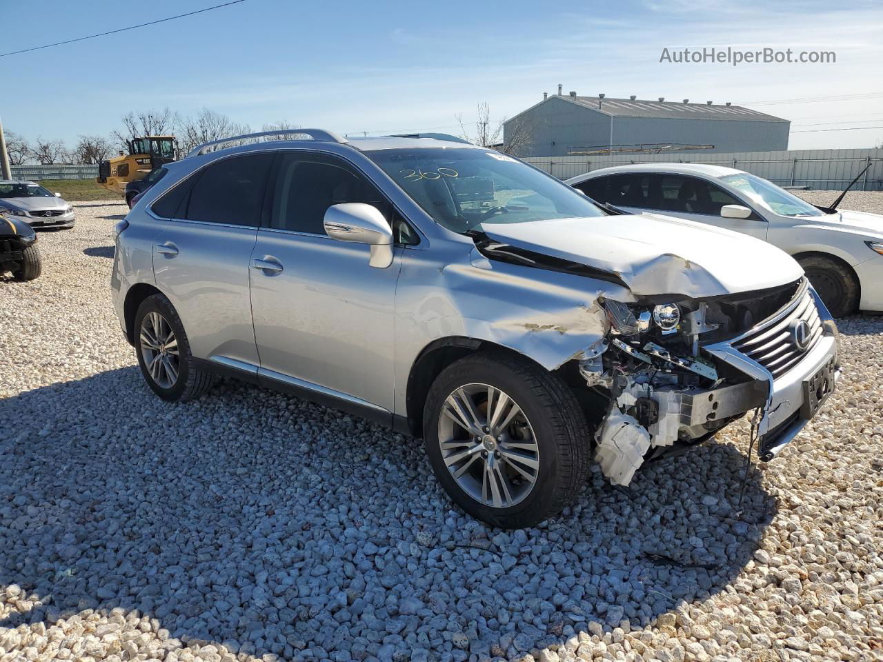 2015 Lexus Rx 350 Silver vin: 2T2ZK1BA6FC203871