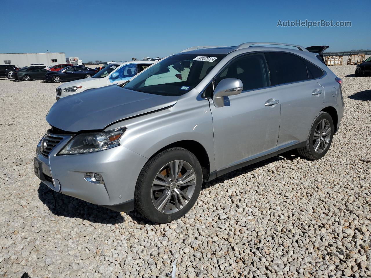 2015 Lexus Rx 350 Silver vin: 2T2ZK1BA6FC203871