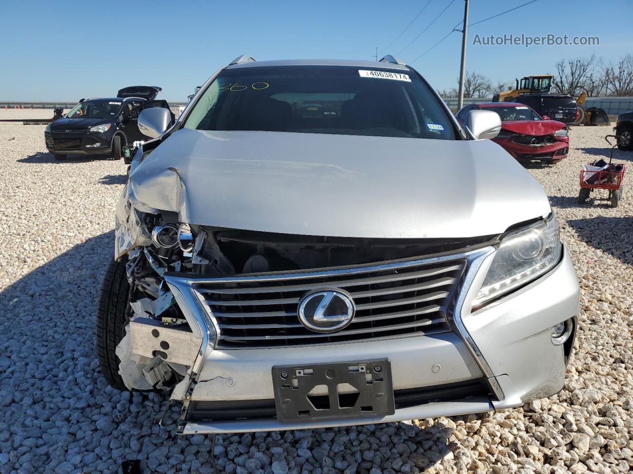 2015 Lexus Rx 350 Silver vin: 2T2ZK1BA6FC203871