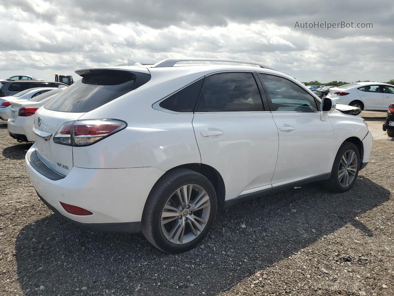 2015 Lexus Rx 350 White vin: 2T2ZK1BA7FC157449