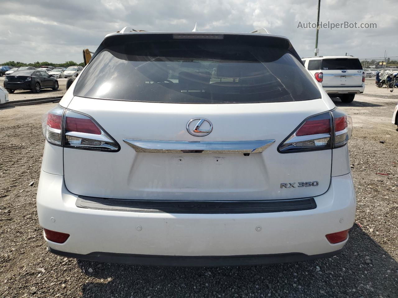 2015 Lexus Rx 350 White vin: 2T2ZK1BA7FC157449