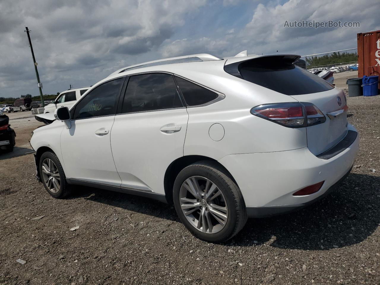 2015 Lexus Rx 350 White vin: 2T2ZK1BA7FC157449