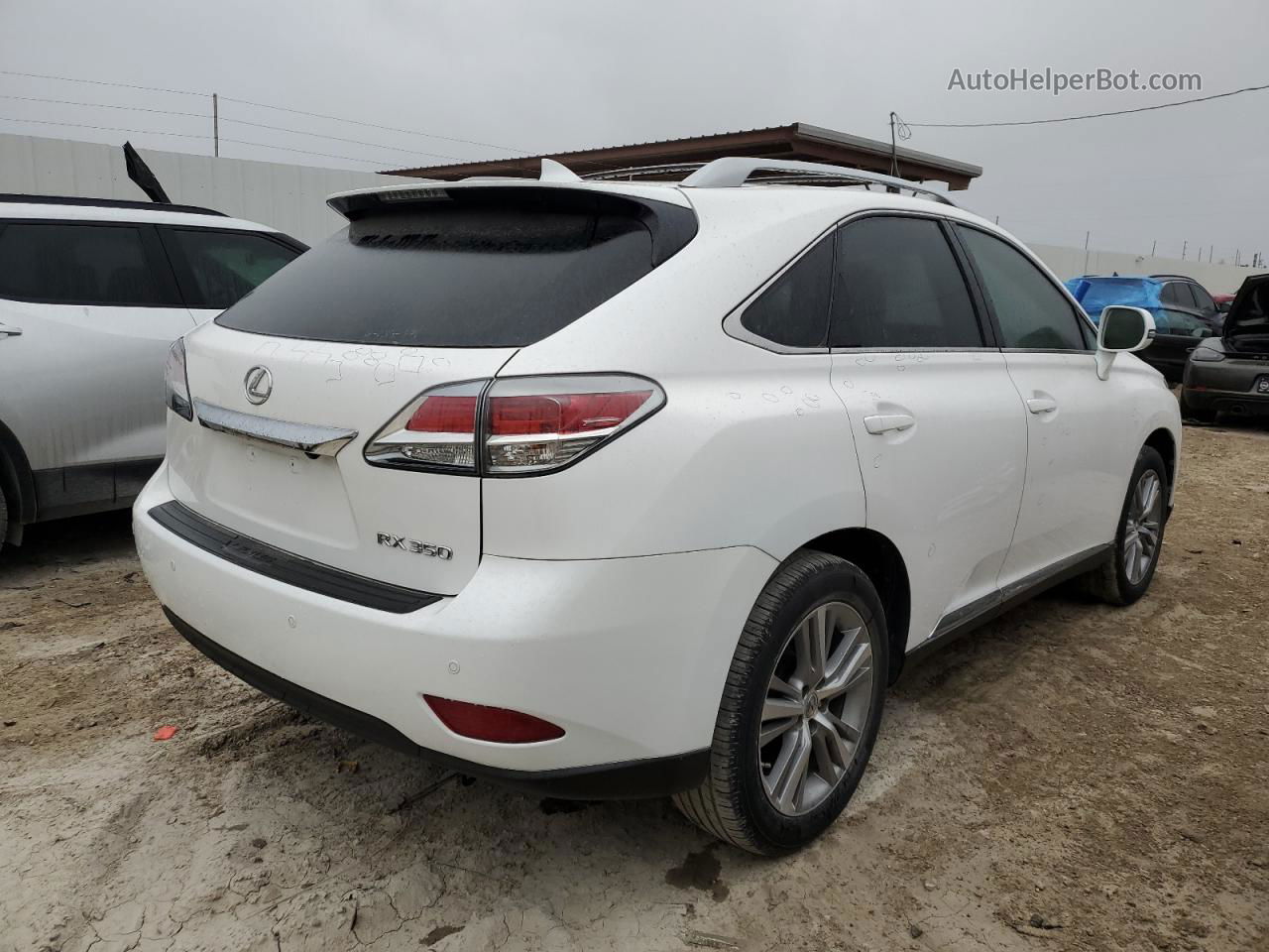 2015 Lexus Rx 350 White vin: 2T2ZK1BA7FC171447