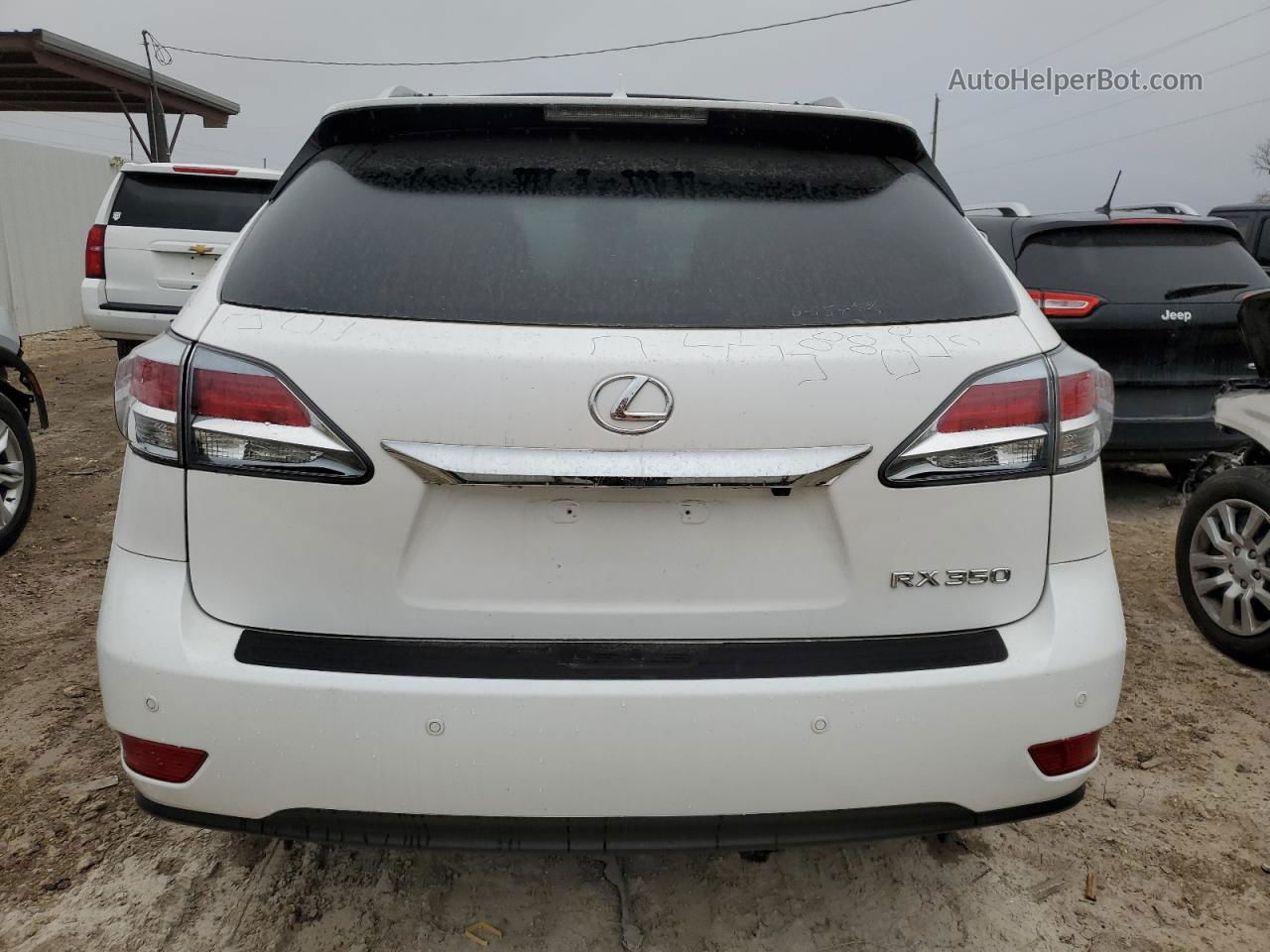 2015 Lexus Rx 350 White vin: 2T2ZK1BA7FC171447