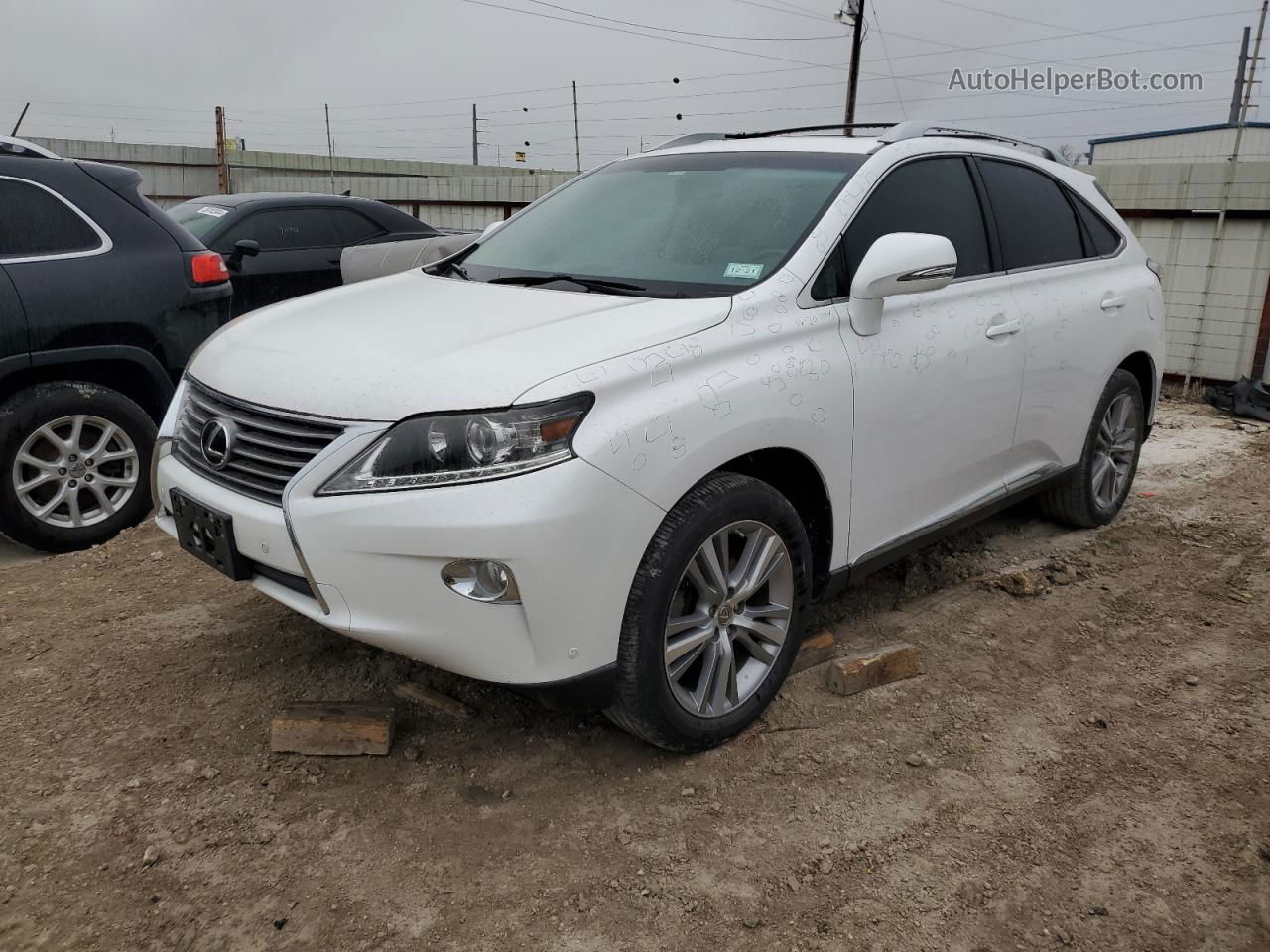 2015 Lexus Rx 350 White vin: 2T2ZK1BA7FC171447