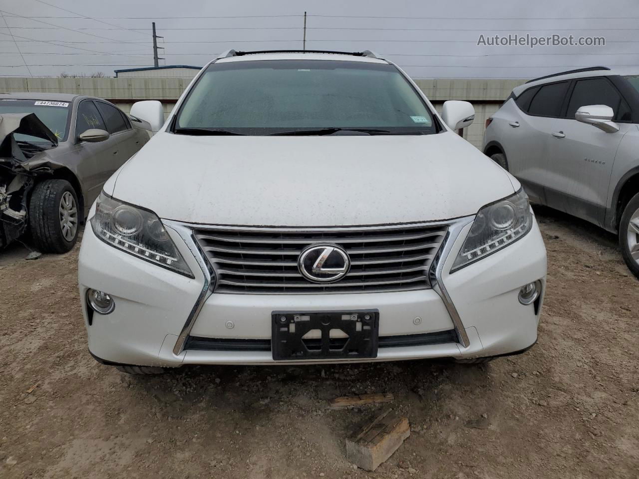 2015 Lexus Rx 350 White vin: 2T2ZK1BA7FC171447