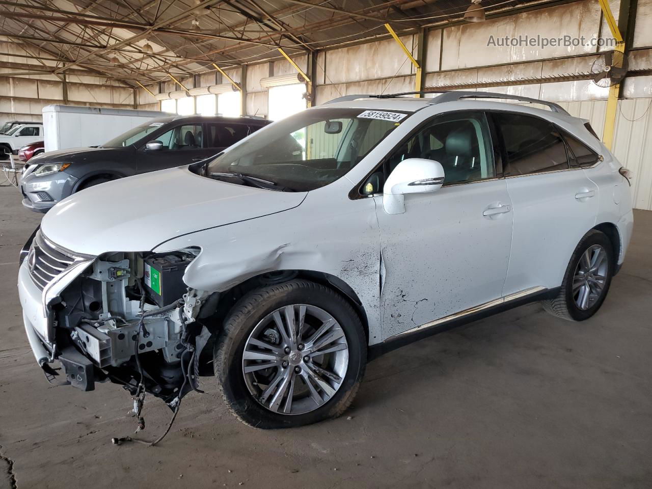 2015 Lexus Rx 350 White vin: 2T2ZK1BA7FC172761