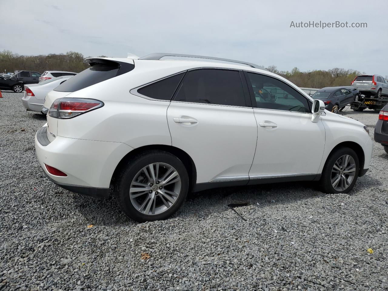 2015 Lexus Rx 350 White vin: 2T2ZK1BA7FC180682