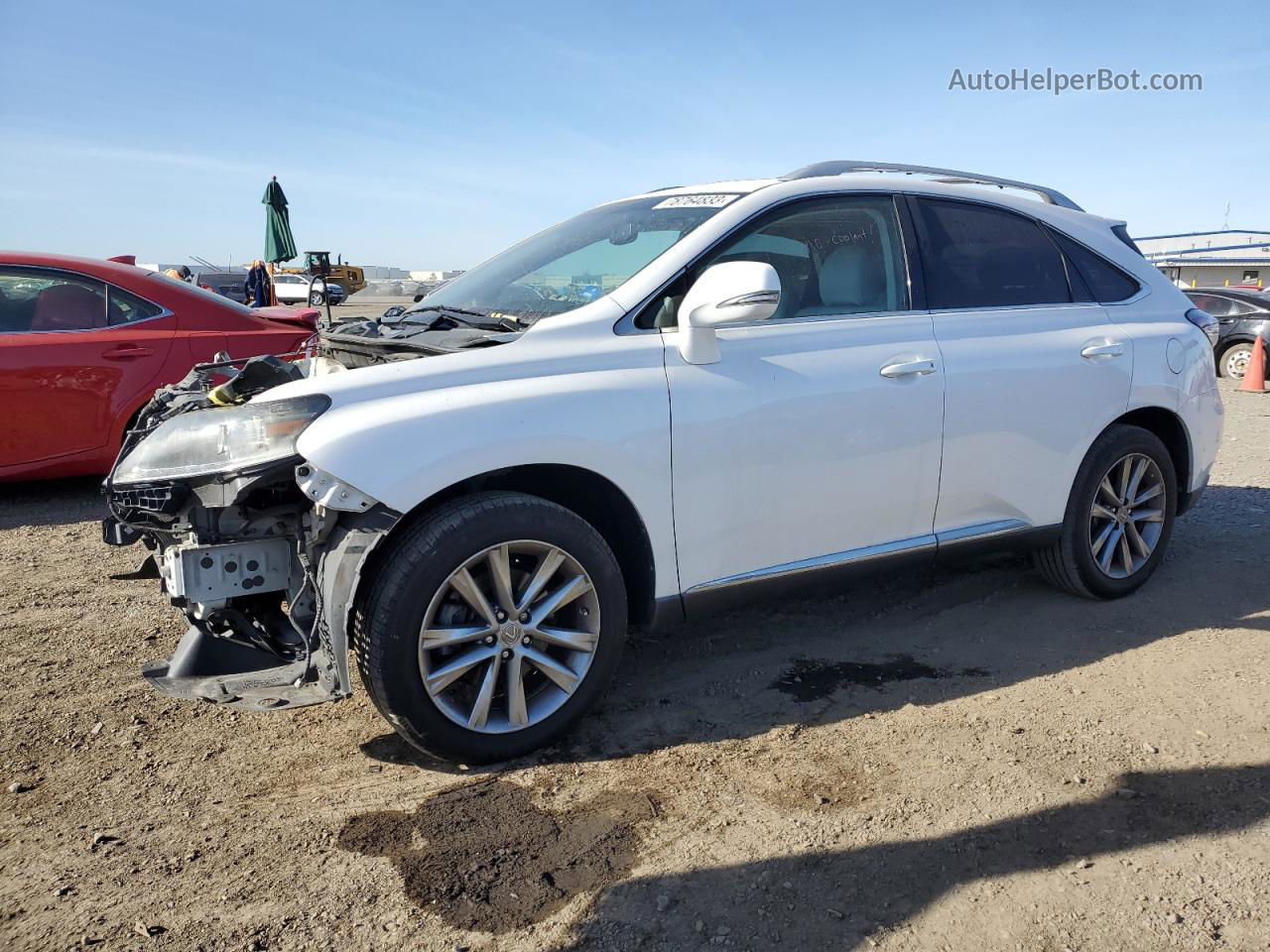 2013 Lexus Rx 350 White vin: 2T2ZK1BA8DC098425