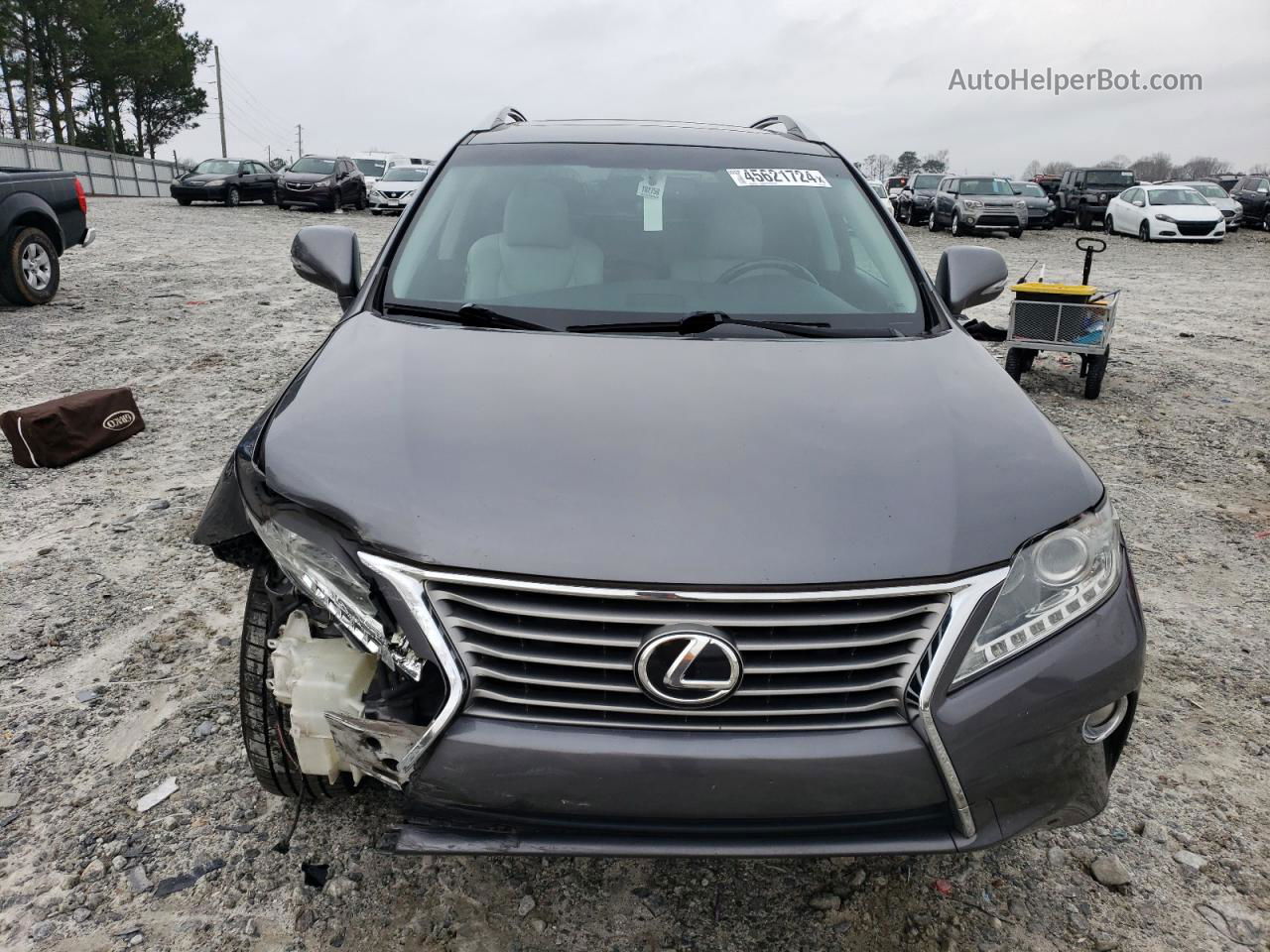 2013 Lexus Rx 350 Gray vin: 2T2ZK1BA8DC106569