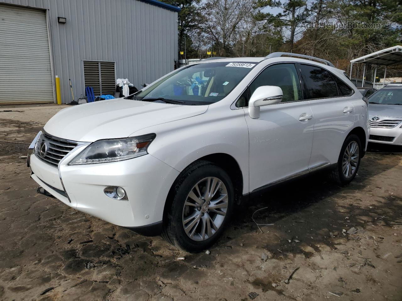 2013 Lexus Rx 350 White vin: 2T2ZK1BA8DC116566