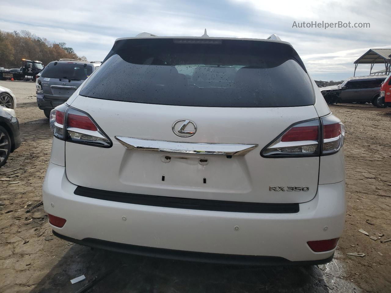 2013 Lexus Rx 350 White vin: 2T2ZK1BA8DC116566