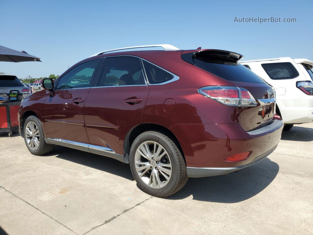 2013 Lexus Rx 350 Burgundy vin: 2T2ZK1BA8DC123727