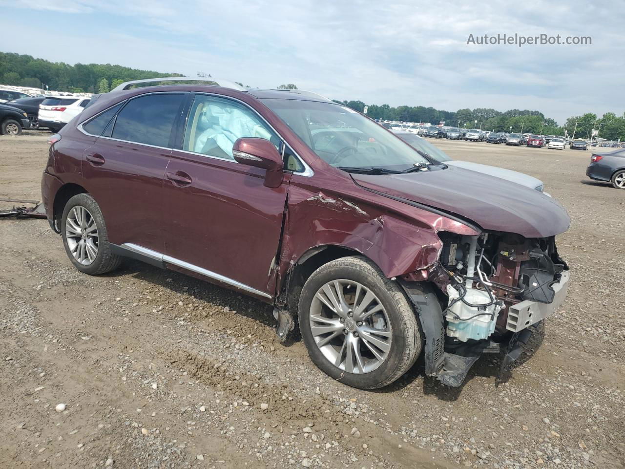 2013 Lexus Rx 350 Red vin: 2T2ZK1BA8DC128457