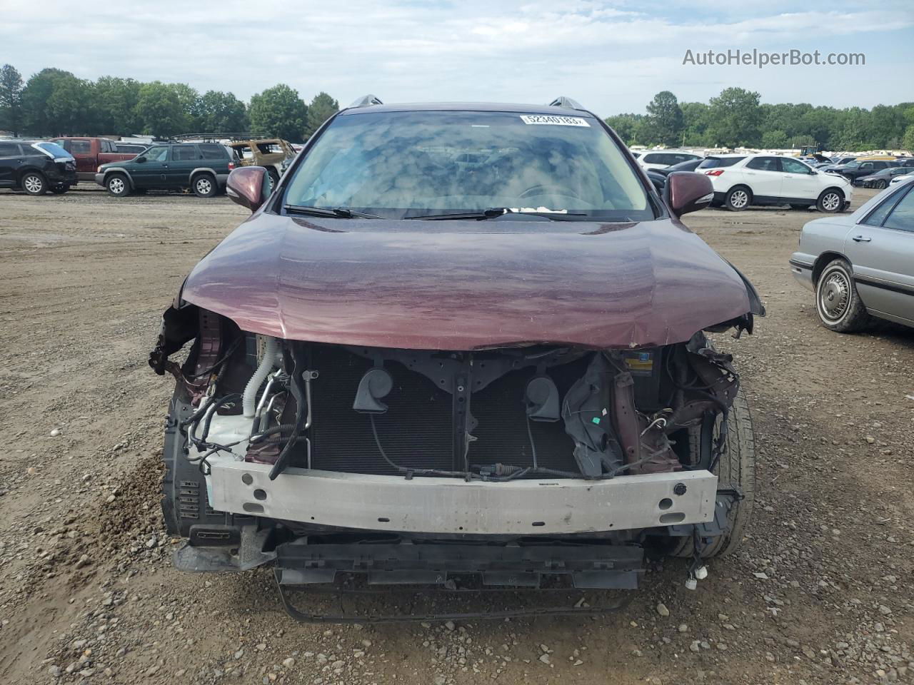 2013 Lexus Rx 350 Red vin: 2T2ZK1BA8DC128457