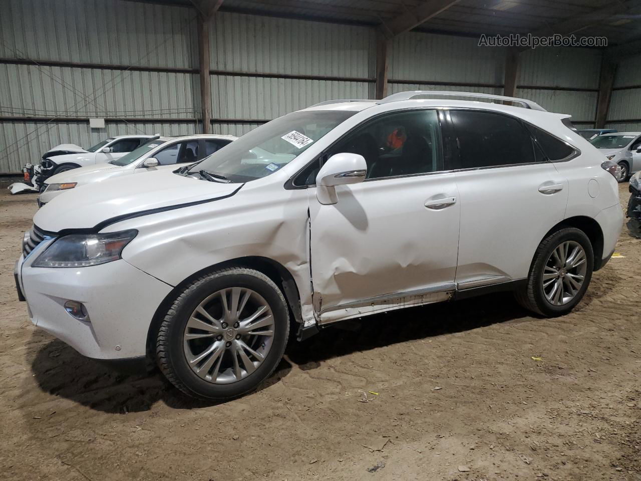 2013 Lexus Rx 350 White vin: 2T2ZK1BA8DC130547