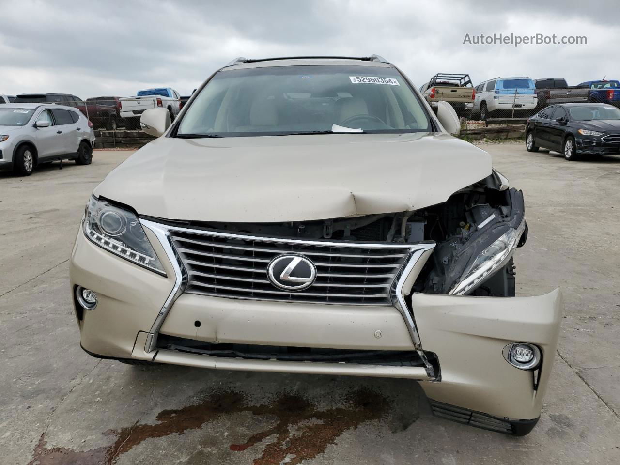 2015 Lexus Rx 350 Бежевый vin: 2T2ZK1BA8FC183459