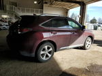 2015 Lexus Rx 350 Burgundy vin: 2T2ZK1BA8FC190413