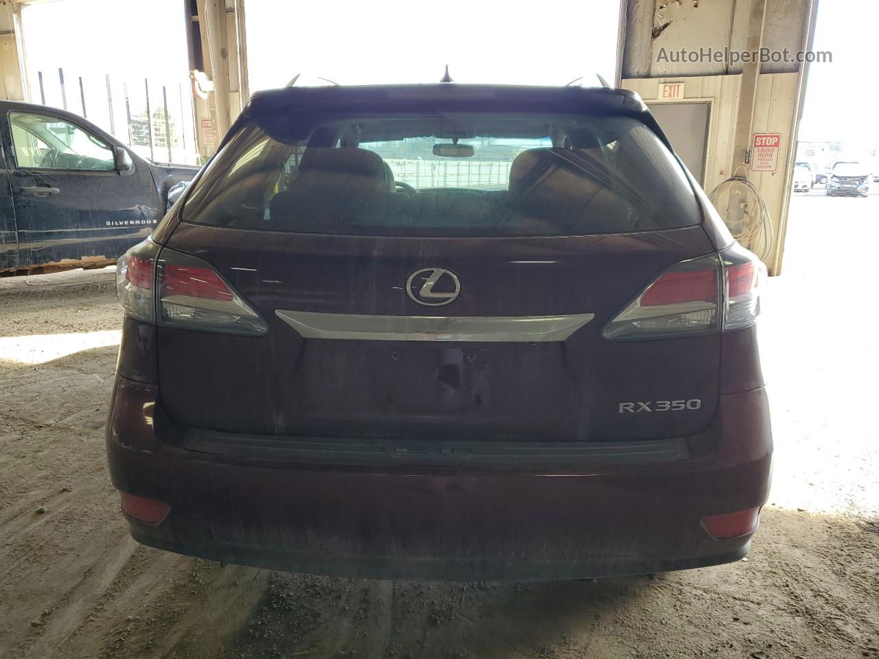 2015 Lexus Rx 350 Бордовый vin: 2T2ZK1BA8FC190413