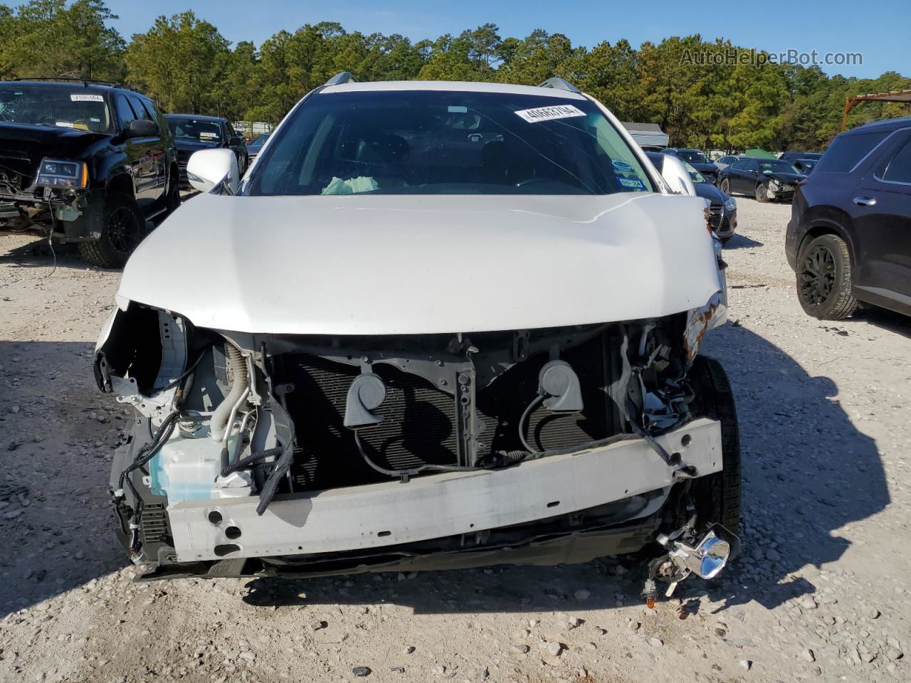 2015 Lexus Rx 350 White vin: 2T2ZK1BA8FC205590